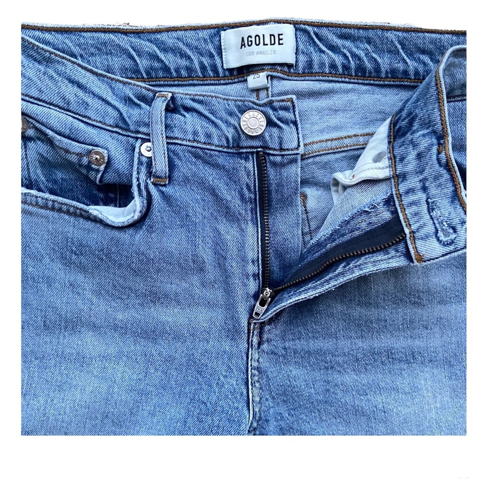 Agolde Toni Straight Leg Jean in Swerve - Picture 7 of 9